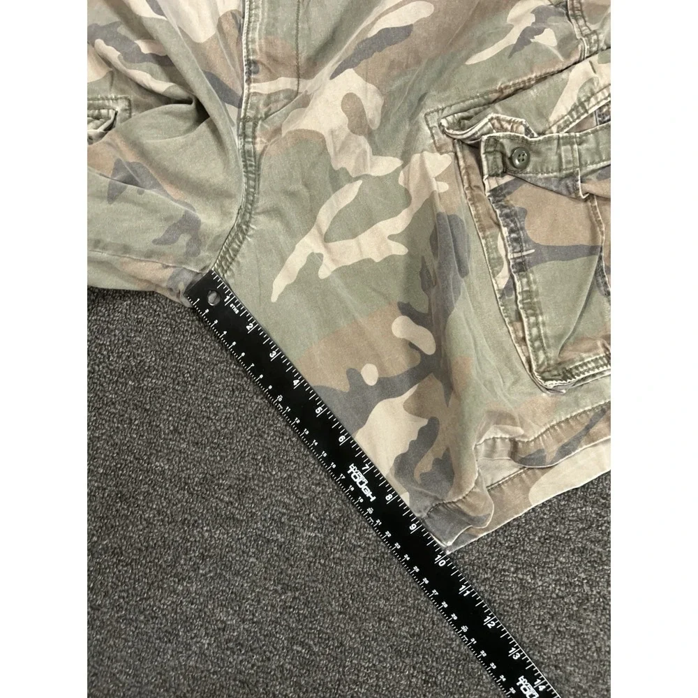 Old Navy Camo Cargo Shorts Mens 30 Camouflage Lived-In Straight Built-In Flex